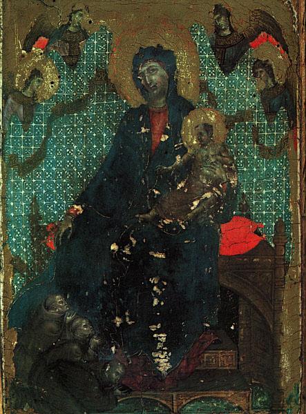 Duccio di Buoninsegna The Madonna of the Franciscans oil painting image